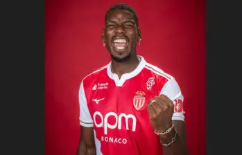 El francés Paul Pogba regresará a la competencia, estará con el Mónaco, tras más de tres años de ausencia por una sanción por dopaje. FOTO TOMADA X @AS_Monaco