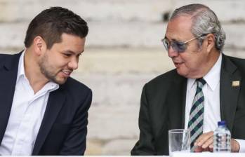 Andrés Calle e Iván Name, expresidente del Congreso que hoy están procesados por el caso UNGRD. Foto: Colprensa