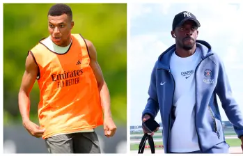 Kylian Mbappé y Ousmane Dembélé, estrellas de sus equipos pero quienes son duda para ser inicialistas este miércoles en la semifinal del Mundial de Clubes. FOTOS X-REAL MADRID Y PSG