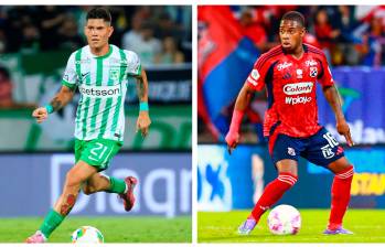 A sus 29 años, Jorman transmite serenidad en la cancha a todos sus compañeros. Es el hombre que siempre está ahí para respaldar al plantel. Por su parte, Halam Loboa, de 19 años, tiene contrato con el cuadro rojo hasta el 30 de junio de 2029. Fue renovado recientemente. Fotos Juan Antonio Sánches y Manuel Saldarriaga. A sus 29 años, Jorman transmite serenidad en la cancha a todos sus compañeros. Es el hombre que siempre está ahí para respaldar al plantel. Por su parte, Halam Loboa, de 19 años, tiene contrato con el cuadro rojo hasta el 30 de junio de 2029. Fue renovado recientemente. Fotos Juan Antonio Sánches y Manuel Saldarriaga.