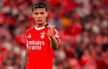 Richard Ríos hará su debut en la Liga de Portugal este sábado a las 2:30 p.m. (hora de Colombia). FOTO @central_benfica