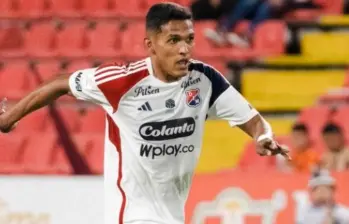 Homer Martínez fue elegido como el Jugador del Partido en la victoria del DIM 0-1 ante Junior en el Metropolitano de Barranquilla. FOTO TOMADA X @DIM_Oficial