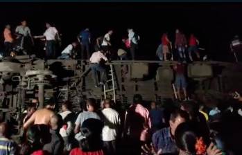 La cifra de muertos podría aumentar en las próximas horas porque hay muchos heridos con lesiones de consideración en la cabeza. FOTO: CAPTURA DE VIDEO