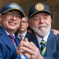 Gustavo Petro Urrego y Luiz Inácio Lula da Silva. Foto: Presidencia de Colombia 