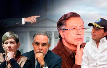 De izquierda a derecha: Donald Trump, Verónica Alcocer, Armando Benedetti, Gustavo Petro y Nicolás Petro. FOTOS getty - colprensa - el colombiano De izquierda a derecha: Donald Trump, Verónica Alcocer, Armando Benedetti, Gustavo Petro y Nicolás Petro. FOTOS getty - colprensa - el colombiano