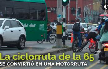 Motos ponen en riesgo la vida de usuarios de ciclovías