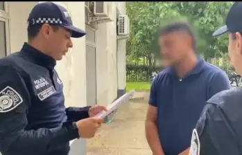Alias “Dios” fue capturado por presuntamente liderar una red de prestamistas en Perú. FOTO: CORTESÍA FISCALÍA