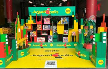 Juguetópolis no solo concentra la juguetería de Almacenes Éxito, sino que desea generar una conexión cercana con los niños y sus padres. Foto: Cortesía