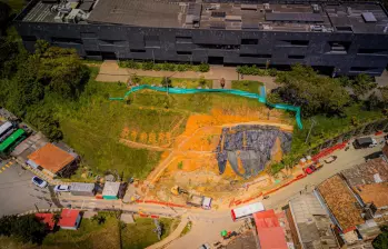 Entre las principales obras ejecutadas se encuentran la estabilización de taludes mediante muros de contención, anclajes activos y pasivos. FOTO: Cortesía Alcaldía de Medellín