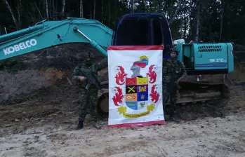 Imagen de referencia de un operativo de las autoridades contra la minería. FOTO: Tomada de redes sociales