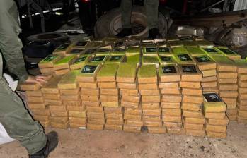 La incautación de las cuatro toneladas de cocaína fue uno de los operativos más exitosos de la Policía Antinarcóticos en Antioquia. FOTO: Cortesía Policía Nacional