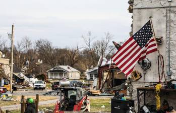 Solo en 2024, los accidentes relacionados con tornados causaron 54 muertes en Estados Unidos, según la Administración Nacional Oceánica y Atmosférica (NOAA). Foto: AFP