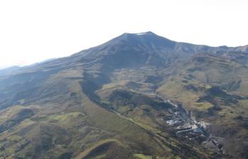 El volcán Puracé está ubicado en el departamento del Cauca. FOTO: Cortesía Servicio Geológico Colombiano