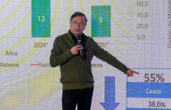 El presidente Gustavo Petro en la alocución presidencial del 27 de agosto. FOTO: PRESIDENCIA DE COLOMBIA. 