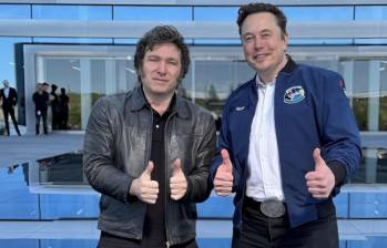 Javier Milei y Elon Musk juntos. Foto: X @ElonMusk