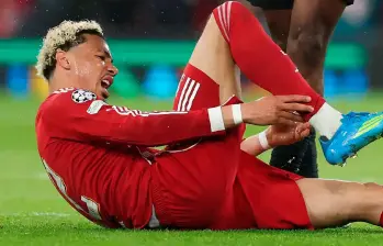 Hugo Ekitike, de 23 años de edad, llegó esta temporada al Liverpool. Tras su lesión no podrá jugar por el resto de año. FOTO GETTY