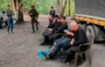Las autoridades lograron capturar a ocho de los 34 secuestradores. FOTO: CORTESÍA EJÉRCITO
