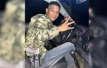 Alias Naín, cabecilla del frente ‘Javier Cáceres’ de Los Pachenca. Foto: cortesía Policía