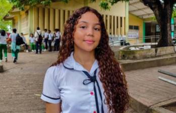 Daniela Marcela Flórez es una de las 25 estudiantes seleccionadas que viajará a conocer la Nasa. Foto: Alcaldía de Sincelejo