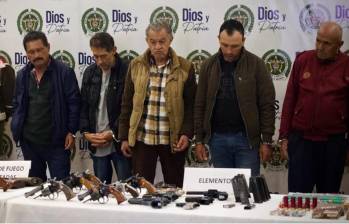 Capturada banda delicuencial denominada ‘Los Roncos’. Foto: Policía Nacional