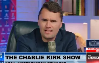 Charlie Kirk era uno de los principales activistas en favor del gobierno de Donald Trump. IMAGEN TOMADA DE VIDEO @charliekirk11.