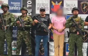 Natalia, responsable de secuestrar y asesinar a un joven de 15 años en San Javier. FOTO: EJÉRCITO