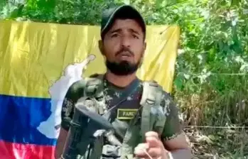 Alias Mocho Olmedo es uno de los cabecillas del Frente 33 de las disidencias de las Farc. FOTO: Cortesía