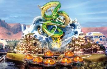Imagen ilustrativa del parque temático de Dragon Ball en Arabia Saudí. Foto: cortesía