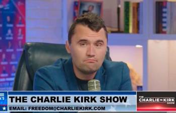 Charlie Kirk tenía su propio programa de opinión, en el que se pronunciaba a favor de las políticas del partido republicano. IMAGEN TOMADA DE VIDEO @charliekirk11