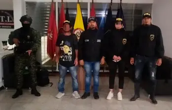 Las víctimas en esta ocasión iban a ser un hombre y una mujer que finalmente fueron liberados por el Gaula Militar. FOTO: Ejército