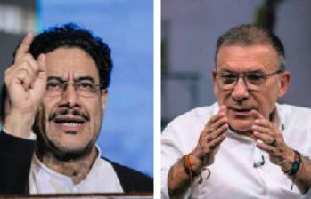 Iván Cepeda y Roy Barreras, ambos representantes del espectro político de izquierda y cercanos al presidente Gustavo Petro, serán contendores durante la primera vuelta presidencial, que se realizará el próximo 31 de mayo. FOTOS Presidencia y Colprensa