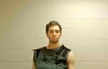 Captura de pantalla de la transmisión en vivo de la Corte de Utah del juicio a Tyler Robinson, el sospechoso del asesinato del activista político Charlie Kirk. FOTO: AFP