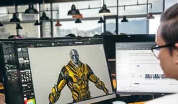 En la ciudad hay empresas dedicadas al metaverso, y algunas desarrollan videojuegos que combinan tecnologías como NFTs y mundos virtuales. 2022. Foto: Camilo Suárez. En la ciudad hay empresas dedicadas al metaverso, y algunas desarrollan videojuegos que combinan tecnologías como NFTs y mundos virtuales. 2022. Foto: Camilo Suárez.