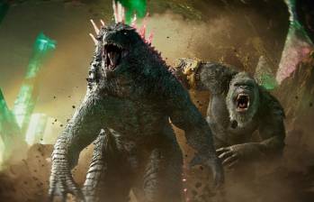 La película Godzilla y Kong: El nuevo imperio se estrena esta Semana Santa en Colombia. FOTO Cortesía Warner Bros. Pictures