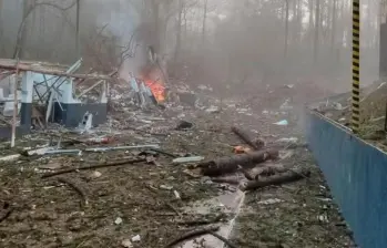 La explosión produjo daños a 1,5 kilómetros a la redonda, según las autoridades. FOTO: CORTESÍA.
