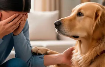 ¿Qué siente mi perro cuando lloro?