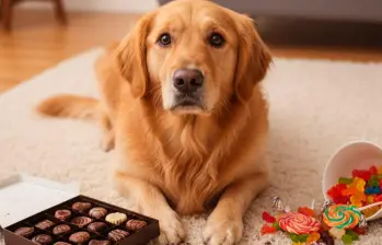 ¿Los perros pueden comer dulce?