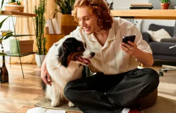 ¿Por qué los perros empujan el celular con el hocico? 