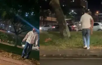 En video: Brutal ataque de un taxista con un bate dejó a un joven de 23 años en UCI