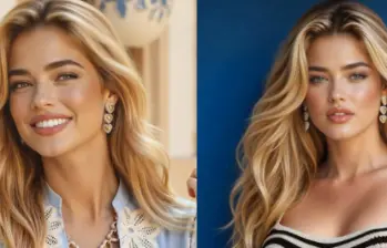 La modelo fue creada para una campaña Guess, como pedido de Paul Marciano, director de la marca. Imagen, Seraphinne Vallora.