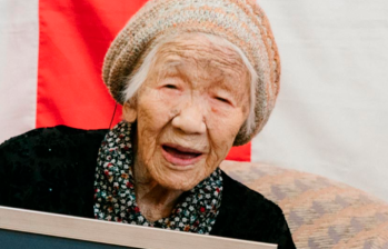 La japonesa Kane Takana, fallecida en abril de 2022, es la segunda persona más longeva de la historia de la humanidad. FOTO: TOMADA DE GUINNESS WORLD RECORDS