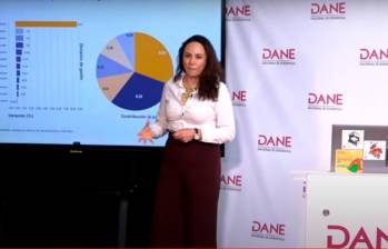La directora del Dane, Piedad Urdinola, presentó las cifras del IPC a febrero. FOTO tomada de YouTube