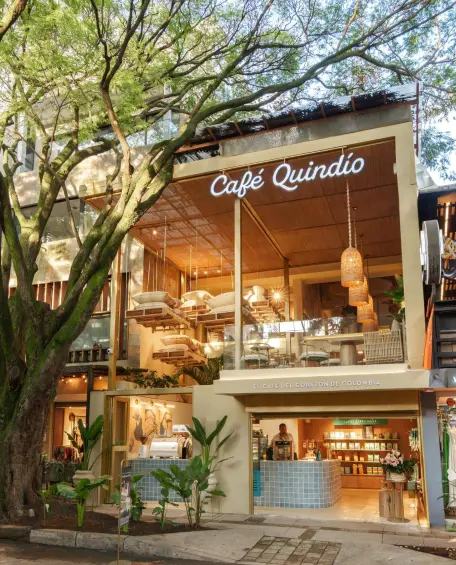 Café Quindío en Medellín.