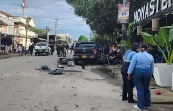 Camioneta del Ejército estuvo involucrada en accidente en Granada, Meta. FOTO: Informantes del Llano 24/7 Colombia