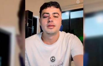 El joven contó el hecho en su cuenta de Instagram y pidió ayuda para acceder a las cámaras que permitan identificar al agresor. IMAGEN TOMADA DE INSTAGRAM