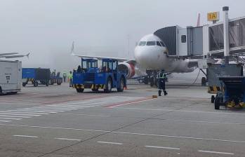 Hay más de 20 vuelos con retrasos este miércoles en el aeropuerto José María Córdova. FOTO: CORTESÍA AEROPUETO