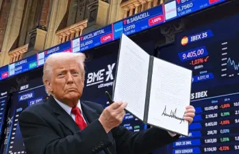 Estados Unidos aplicará a partir del 7 de agosto aranceles adicionales a la mayoría de sus socios comerciales y a sectores específicos como el cobre. FOT: AFP.