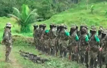 El Clan del Golfo o Ejército Gaitanista de Colombia tiene injerencia delincuencial en 23 departamentos de Colombia. IMAGEN TOMADA DE VIDEO.