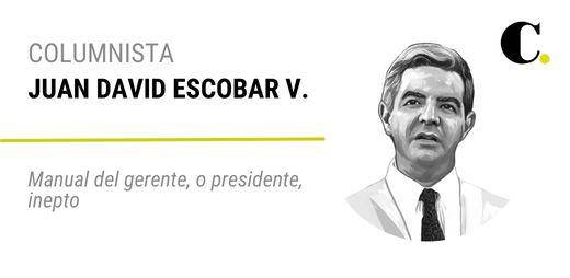 Manual del gerente, o presidente, inepto