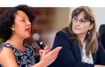 La exministra Ángela María Buitrago ha reiterado que ha sido intimidada y amenazada por la senadora Isabel Zuleta, en medio de cuestionamientos a la mesa de paz en Medellín. FOTO Camilo Suárez y Colprensa